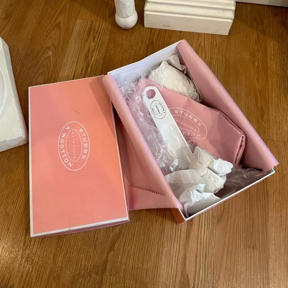 LoveShackFancy x Stubbs and Wootton Roses Slipper in Turquoise Blue Velvet - Picture 17 of 17